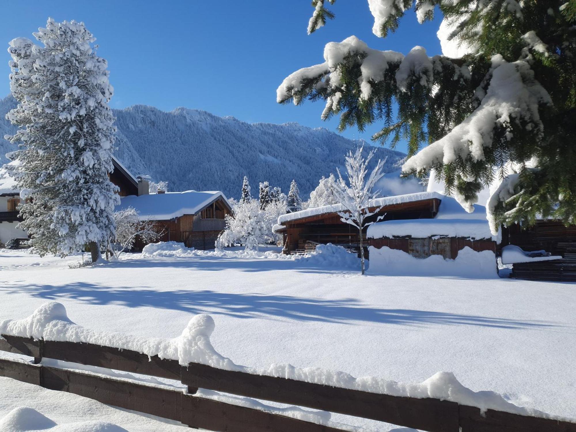Ferienwohnung Alpenblick Oberammergau Exterior foto